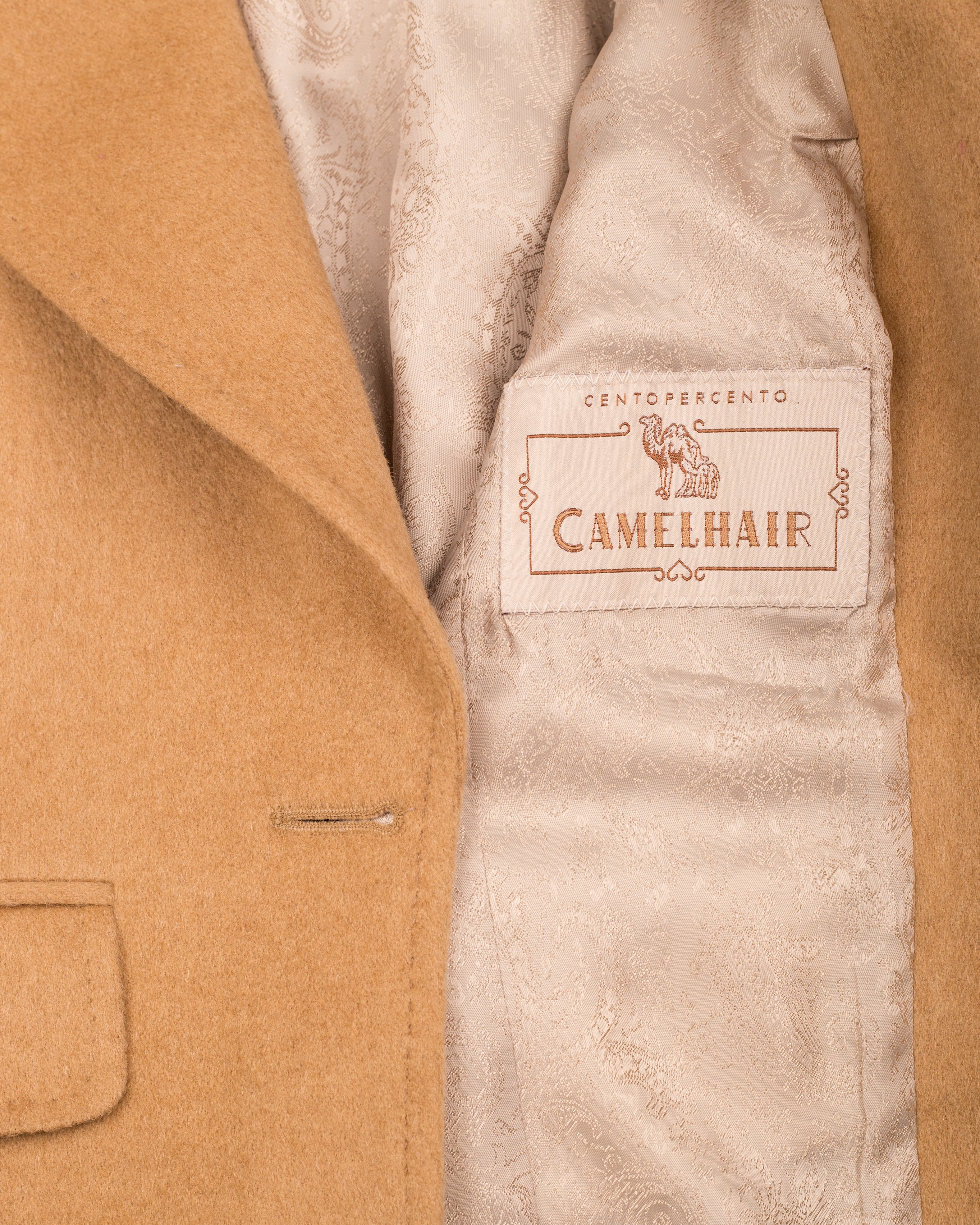 Camel hot sale hair jacket