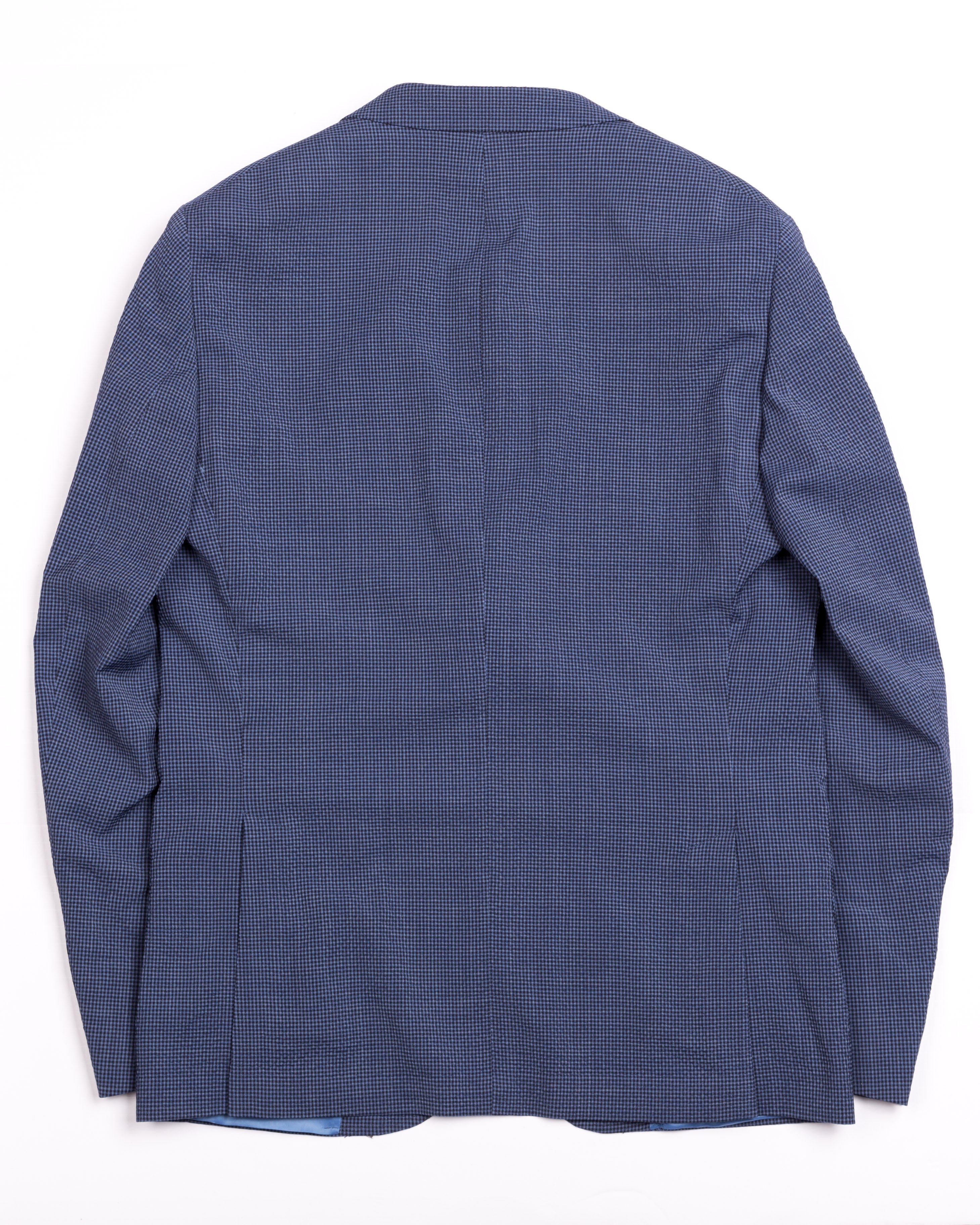 Blue Check Seersucker Jacket