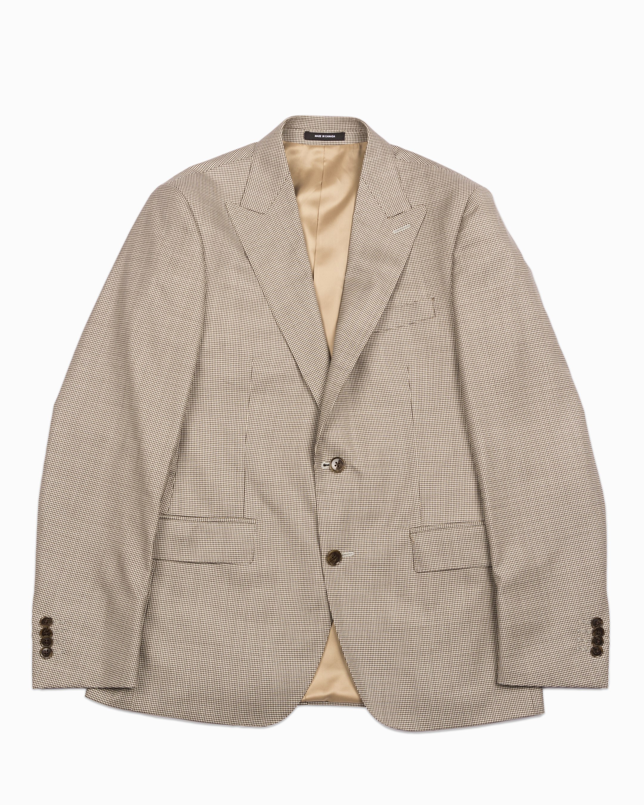 Brown Puppytooth Suit